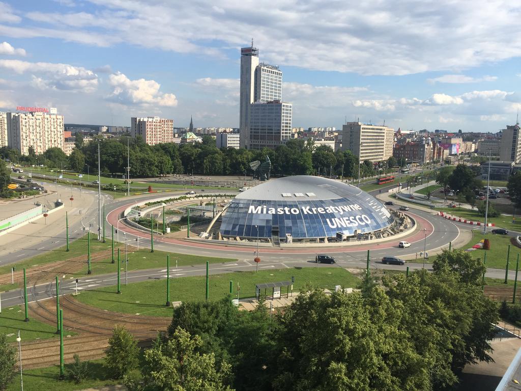Апартаменты Apartament Panorama Spodek Катовице Экстерьер фото